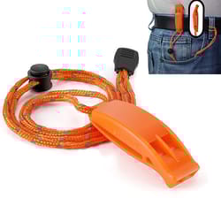 loud emergency survival whistle with lanyard essential safety whistle for outdoor adventures, fishing, and sports