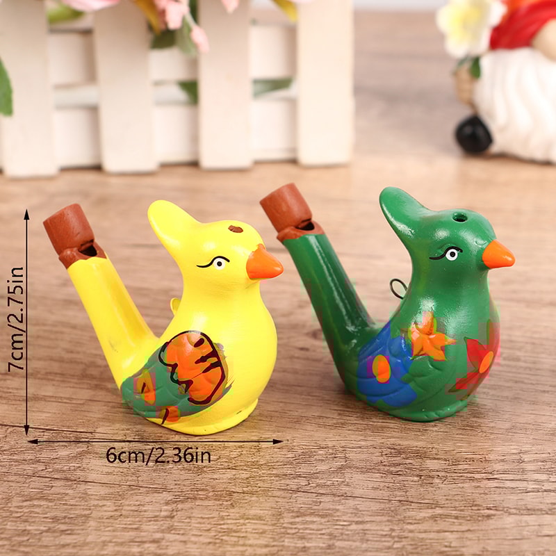 Water Bird Whistle Musical Instrument for Kids Early Learning & Bathtime Fun
