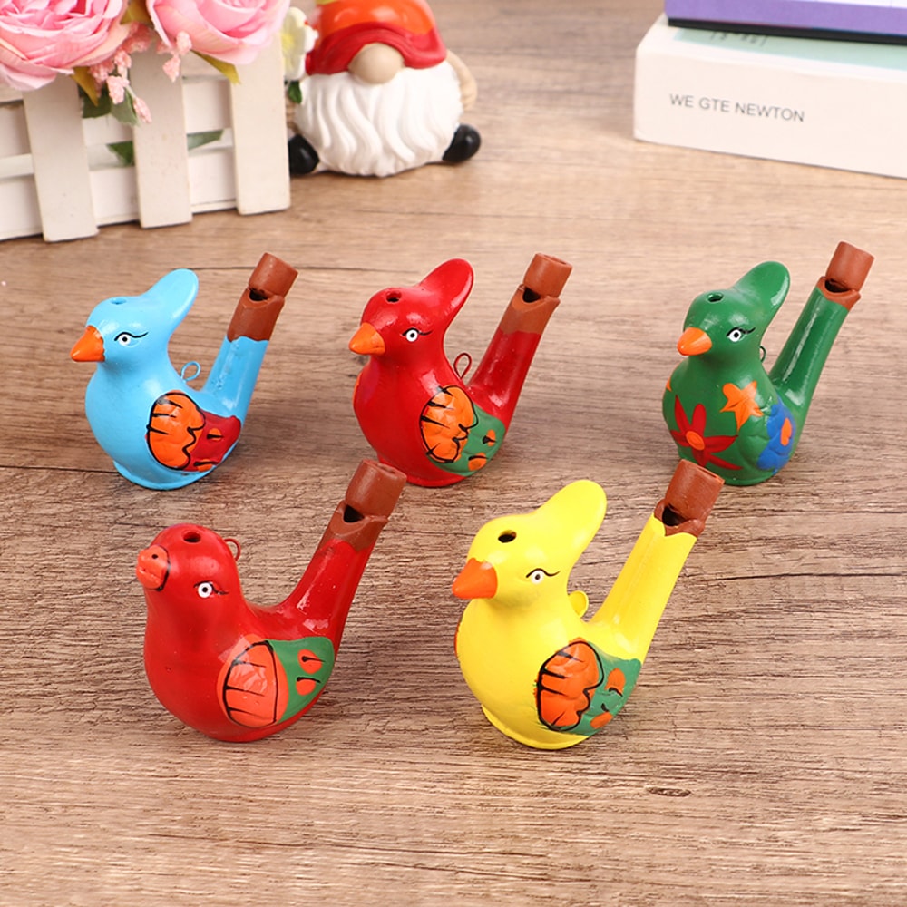 Water Bird Whistle Musical Instrument for Kids Early Learning & Bathtime Fun