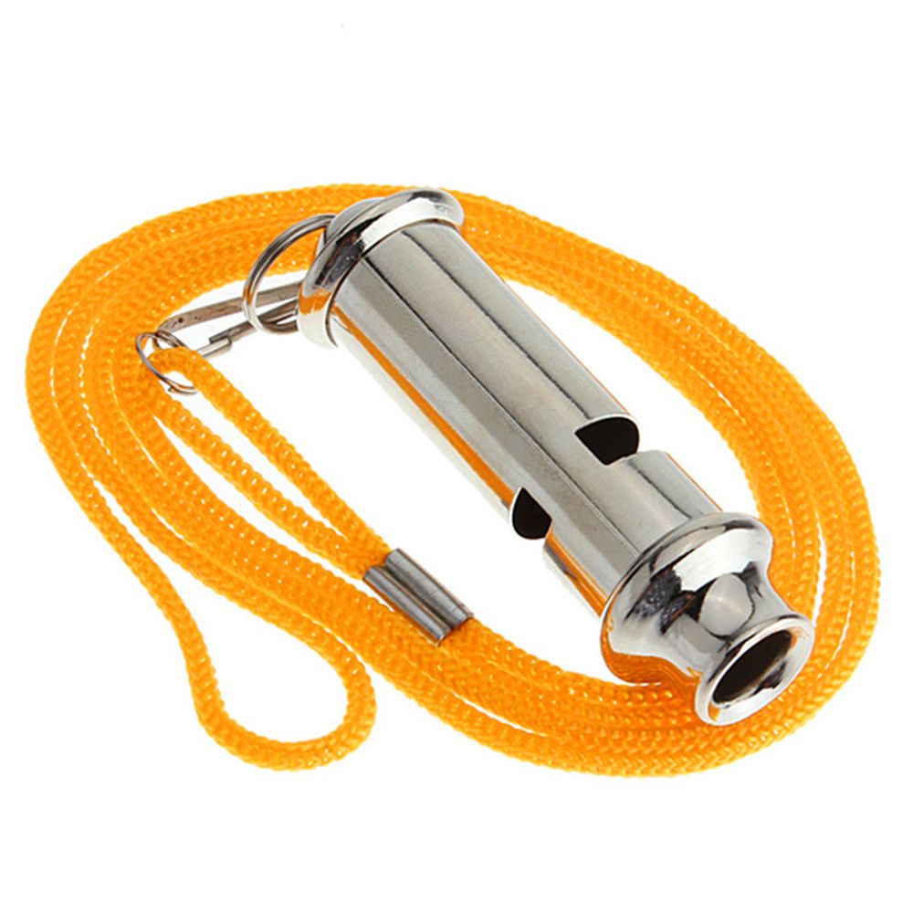 Portable Emergency Security Whistle Durable Metal Traffic & Warning Alert