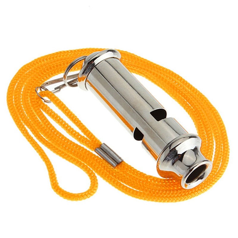 Portable Emergency Security Whistle Durable Metal Traffic & Warning Alert