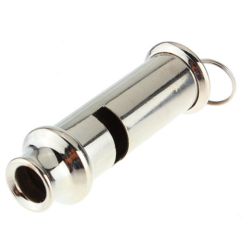 Portable Emergency Security Whistle Durable Metal Traffic & Warning Alert