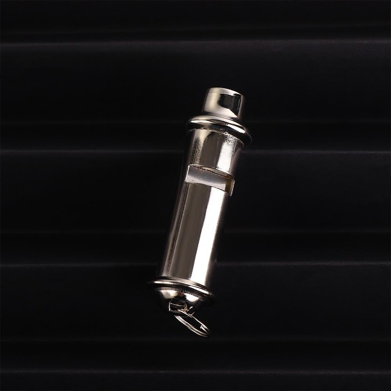 Portable Emergency Security Whistle Durable Metal Traffic & Warning Alert
