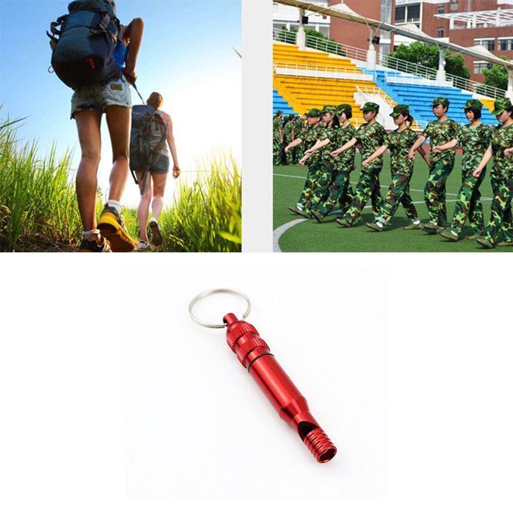 Loud Sound High-Frequency Metal Whistle Durable, Portable Police Whistle for Training & Lifesaving Use