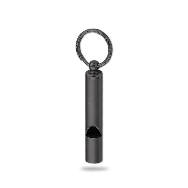 Stainless Steel Emergency Whistle Keychain Ultralight Survival Hiking Essential 6