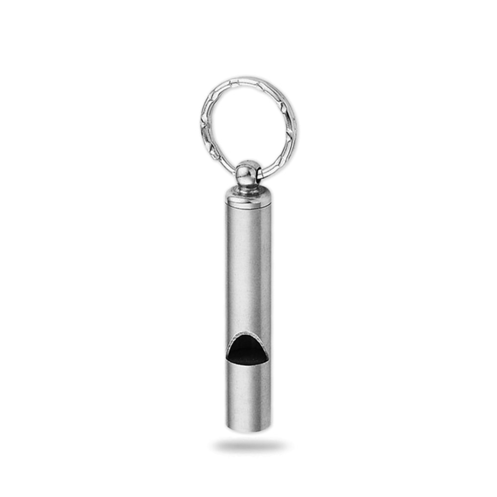 Stainless Steel Emergency Whistle Keychain Ultralight Survival Hiking Essential 7