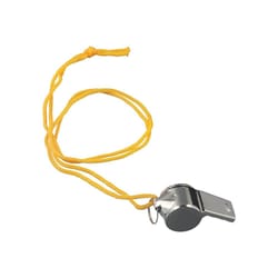 loud metal whistle with rope professional referee whistle, compact & portable stainless steel design