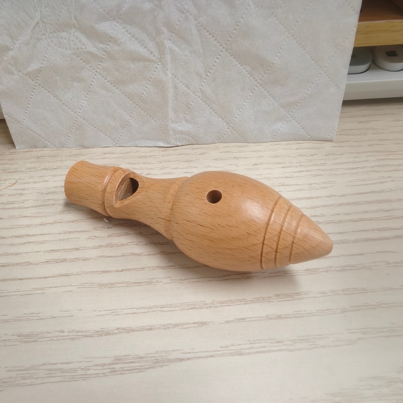 Bird Hunting Whistle Realistic Beech Wood Call for Outdoor Hunting
