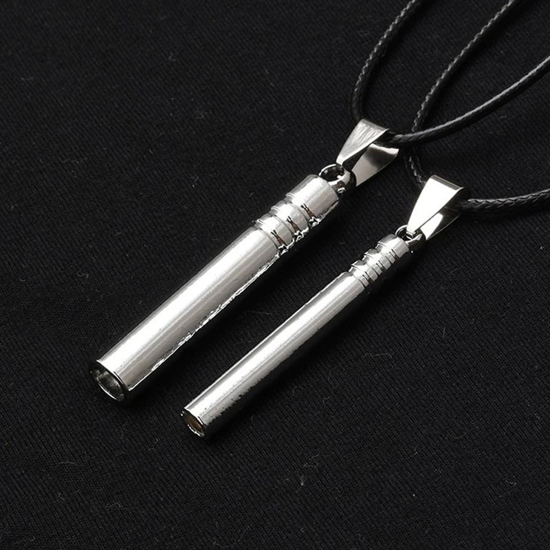 Titanium Emergency Whistle Keychain Loud Portable Survival Whistle For Outdoor Adventures 1