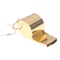 Gold Stainless Steel Whistle with Rope Lifesaving Outdoor Emergency Tool