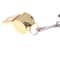 Gold Stainless Steel Whistle with Rope Lifesaving Outdoor Emergency Tool