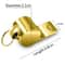 Gold Stainless Steel Whistle with Rope Lifesaving Outdoor Emergency Tool