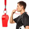 Premium Red Whistle for Referees Ideal for Basketball, Volleyball, and Outdoor Activities