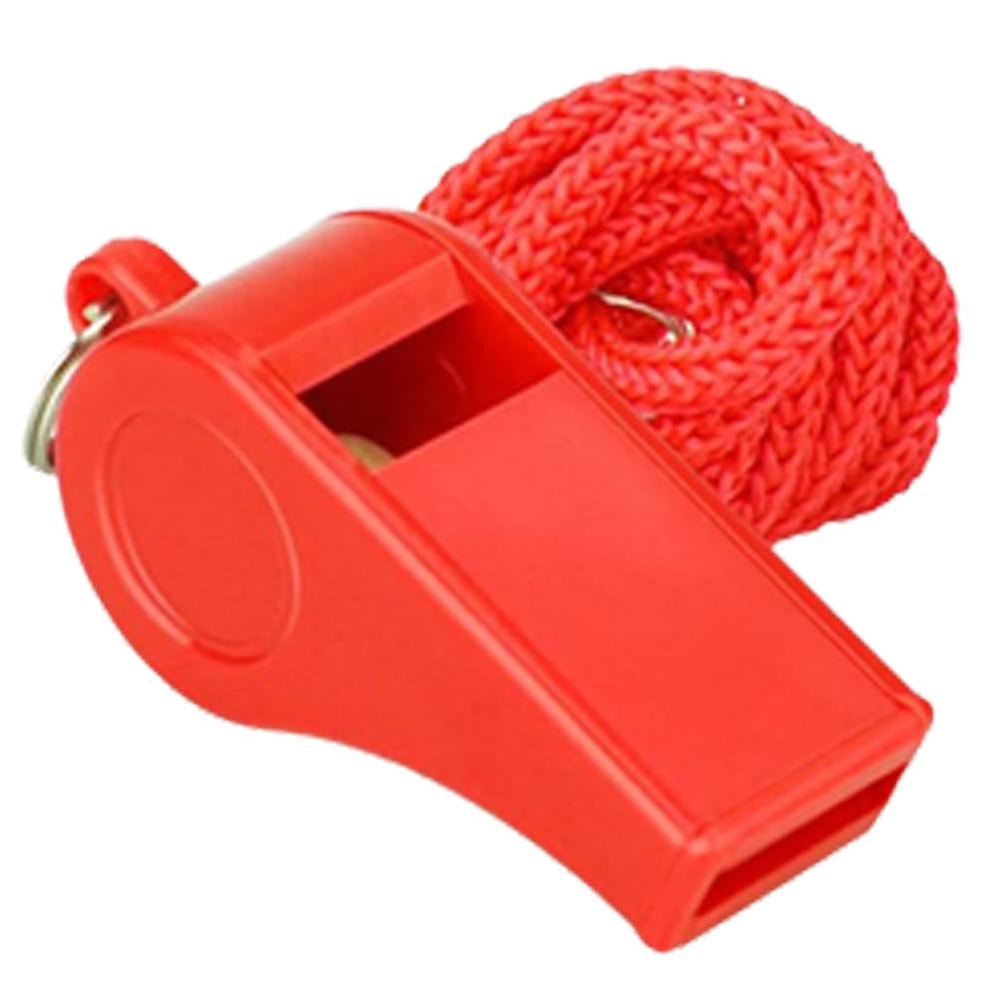 Premium Red Whistle for Referees Ideal for Basketball, Volleyball, and Outdoor Activities