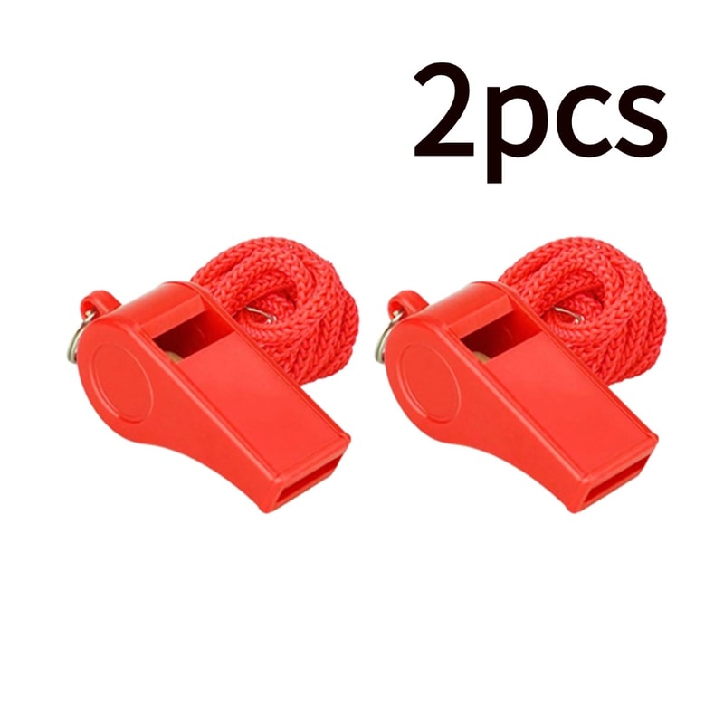 Premium Red Whistle for Referees Ideal for Basketball, Volleyball, and Outdoor Activities