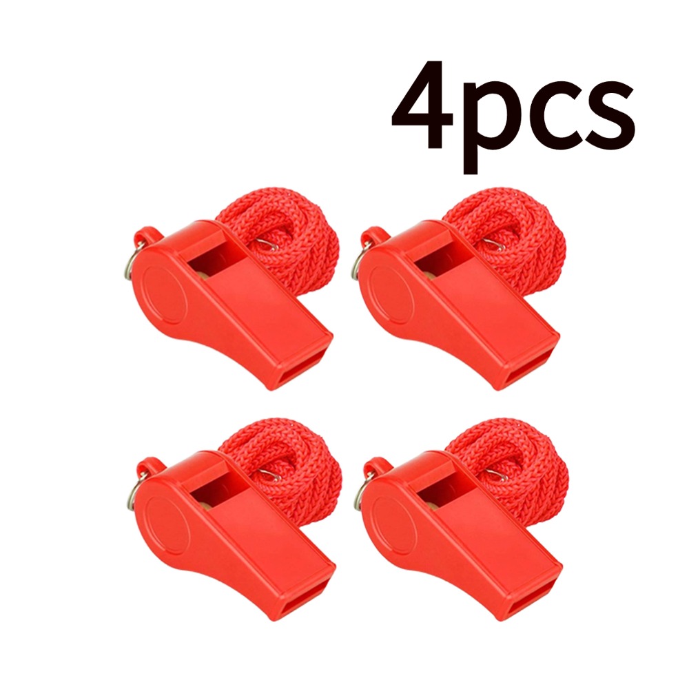 Premium Red Whistle for Referees Ideal for Basketball, Volleyball, and Outdoor Activities