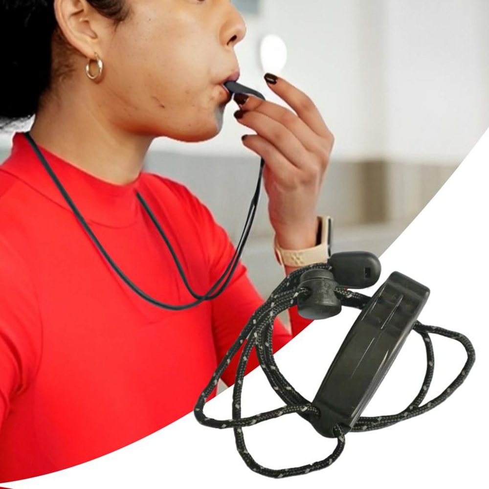 High Decibel Sports Training Whistle for Referees, Coaches & Survival Experts