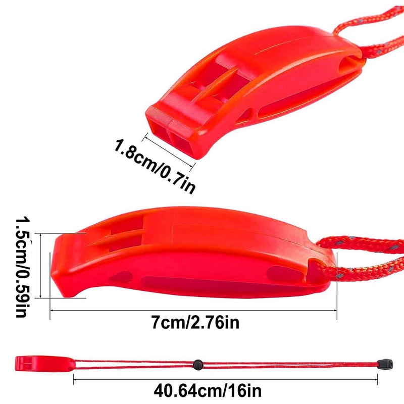 High Decibel Sports Training Whistle for Referees, Coaches & Survival Experts