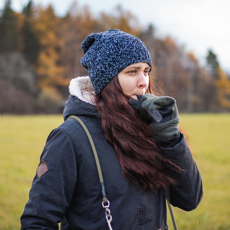 Survival Whistle with LED Light & Compass Portable Safety Gear for Women & Men