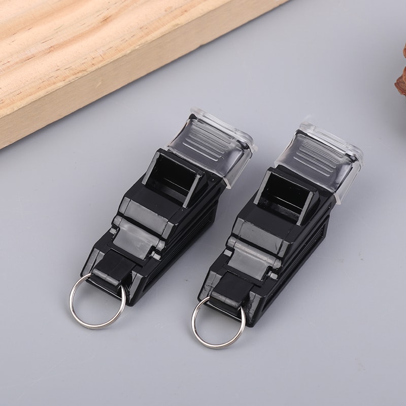 Professional Referee Whistle with Lanyard Big Sound Plastic Basketball & Football Coach Equipment