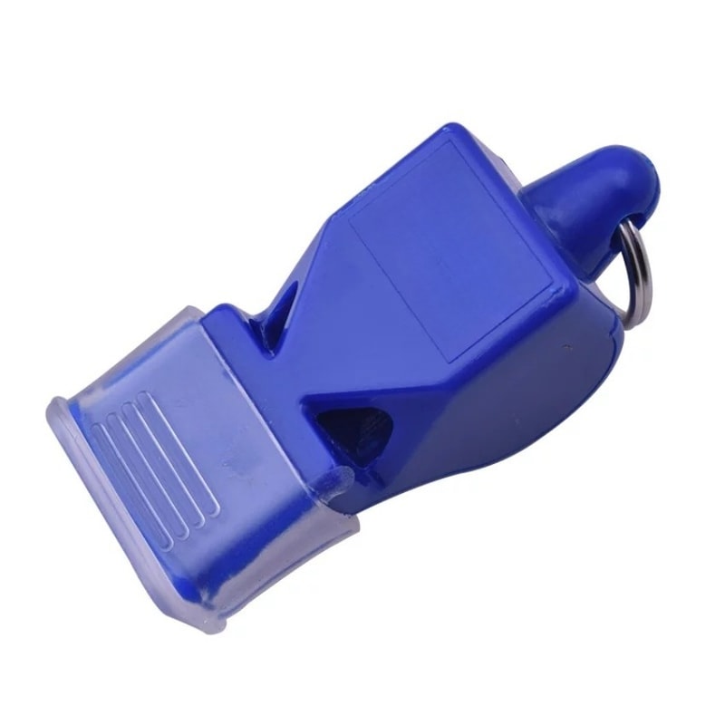 Durable Plastic Sports Whistle for Coaches, Referees & Trainers Ideal for Football, Basketball & Hockey (Random Color)