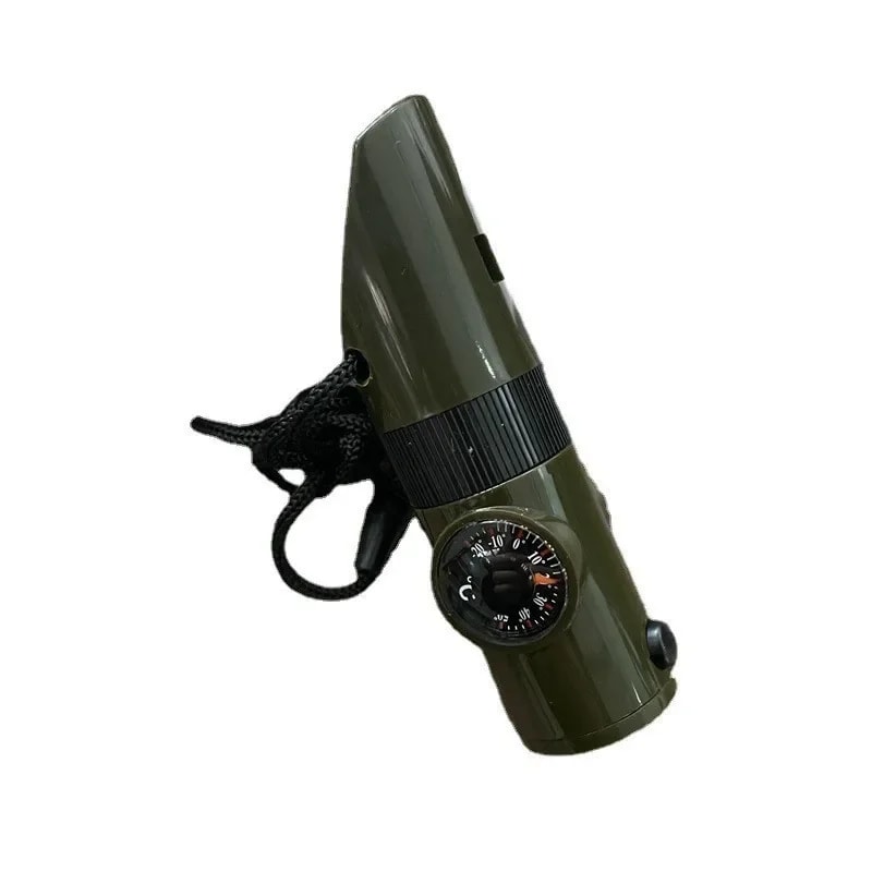 Survival Whistle Compass Tool With LED Light Magnifier 4