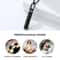 Mindful Breathing Necklace Stainless Steel Anxiety Relief Meditation Whistle Pendant 2