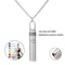 Mindful Breathing Necklace Stainless Steel Anxiety Relief Meditation Whistle Pendant 3