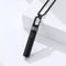 Mindful Breathing Necklace Stainless Steel Anxiety Relief Meditation Whistle Pendant 6
