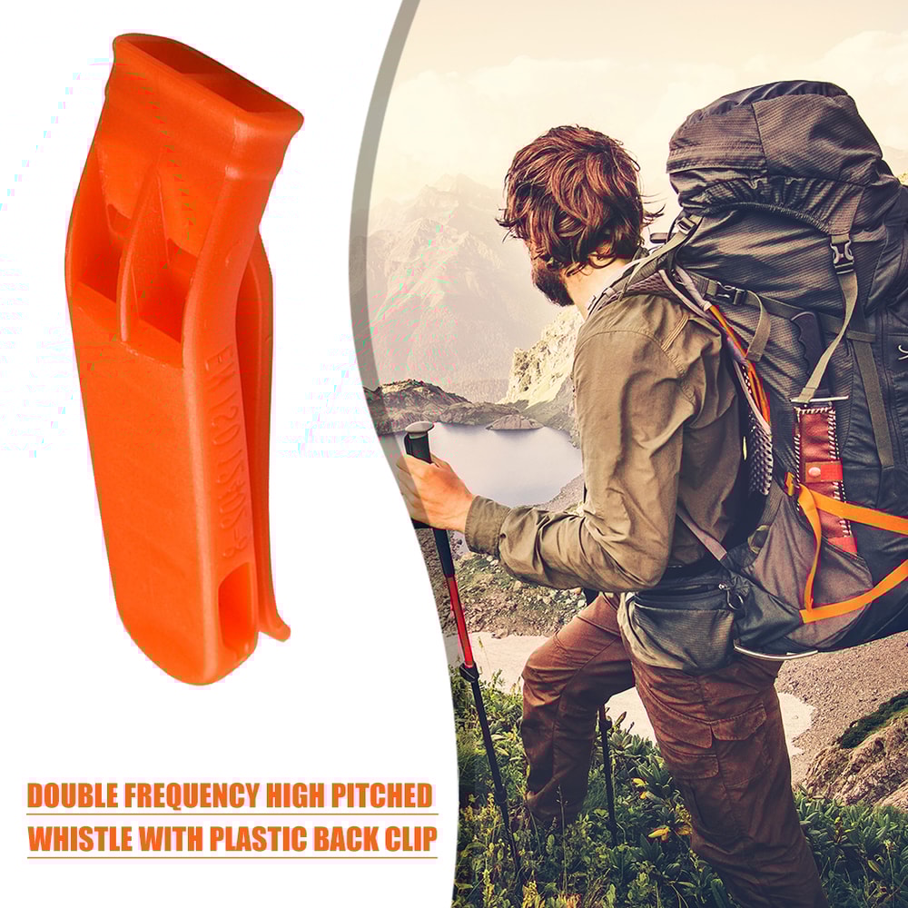 Professional Aluminum Alloy Survival Emergency Whistle For Hiking And Camping 2