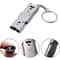 High Decibel Safety Whistle Emergency Survival Whistle For Hiking Camping Boating Stainless Steel 2
