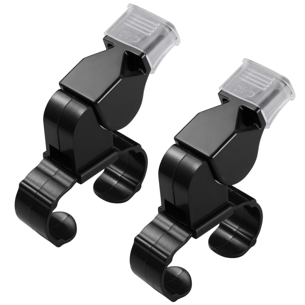 Sports Referee Whistle Set Loud Clear Whistle with Finger Grip for Football, Netball, Hiking