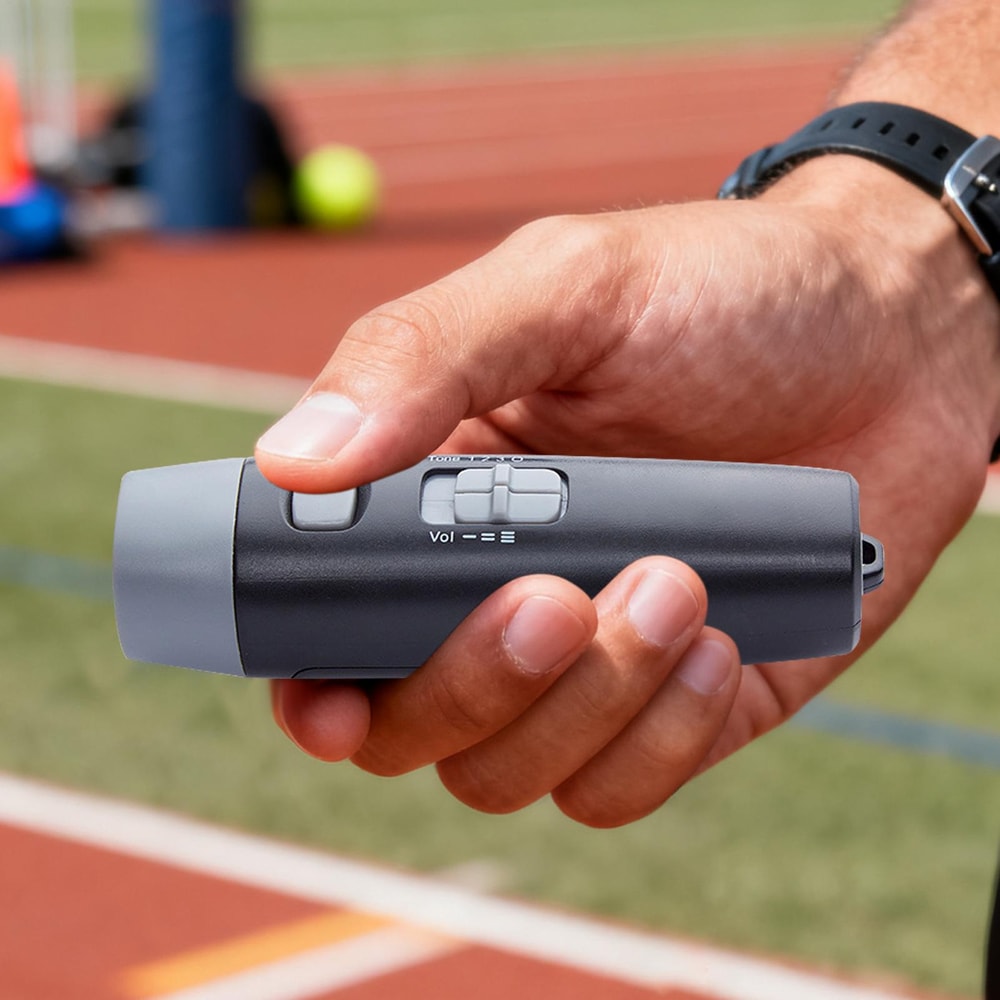 Electronic Whistle Loud BatteryPowered Referee Whistle With Lanyard For Sports Training Ideal For F 4