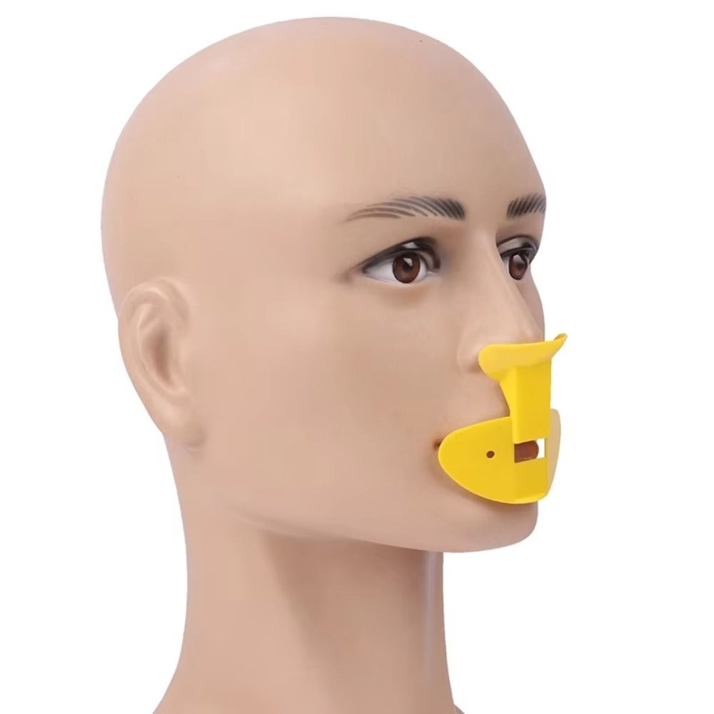 Plastic Nose Whistle for Nasal Breathing & Oral Muscle Training Nose Flute Pronunciation Trainer