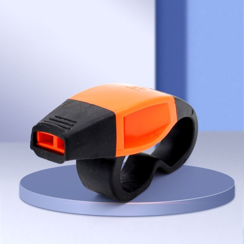 Premium Loud Sound PVC Hand Whistle Durable, Portable Survival & Training Accessory