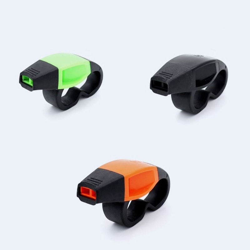 Premium Loud Sound PVC Hand Whistle Durable, Portable Survival & Training Accessory