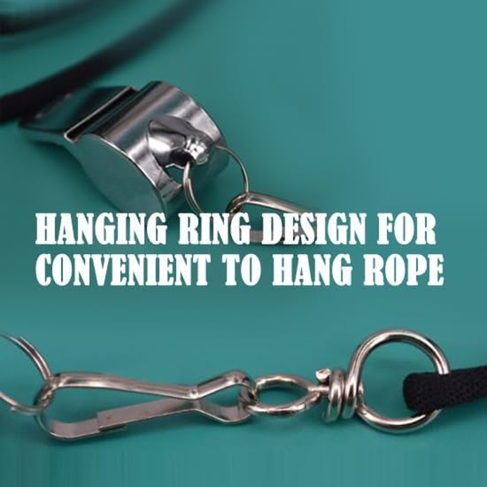 Loud Sports Referee Whistle with Hanging Rope Perfect for Competitions, Signaling & Outdoor Activities