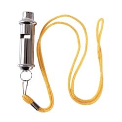 stainless steel emergency whistle for outdoor survival, traffic control & sports high-frequency, durable & life-saving