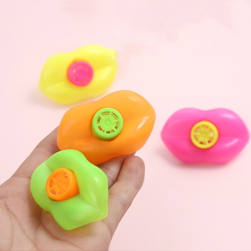 Plastic Lip Whistles for Kids Fun Birthday Party Noisemakers & Outdoor Toys