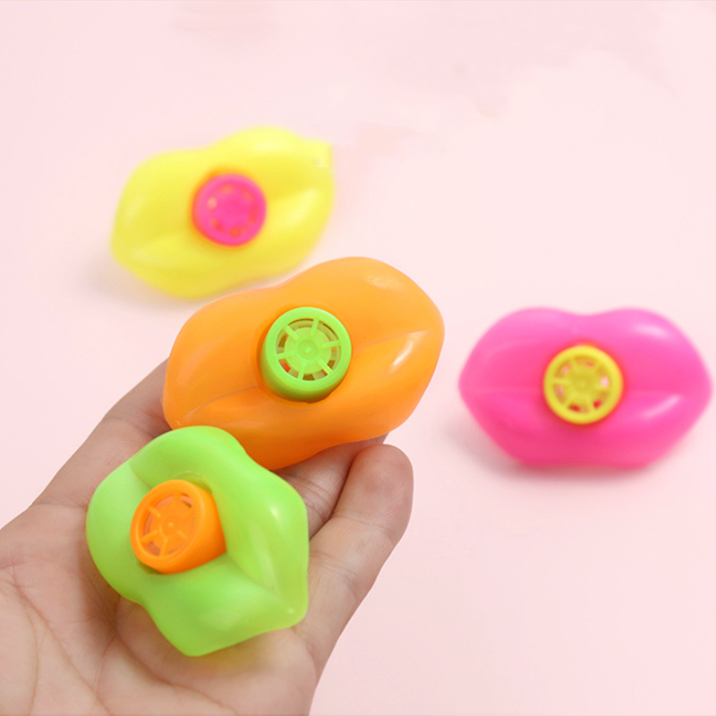 Plastic Lip Whistles for Kids Fun Birthday Party Noisemakers & Outdoor Toys