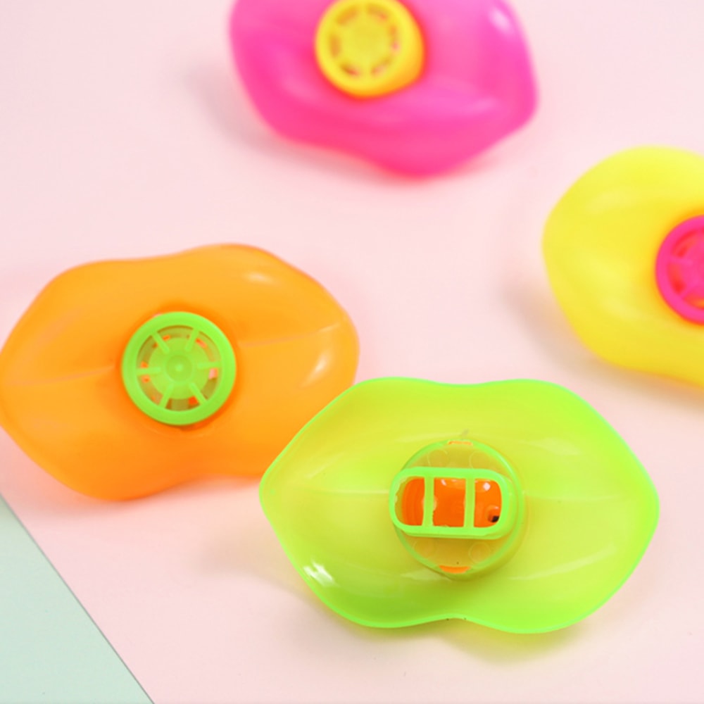 Plastic Lip Whistles for Kids Fun Birthday Party Noisemakers & Outdoor Toys