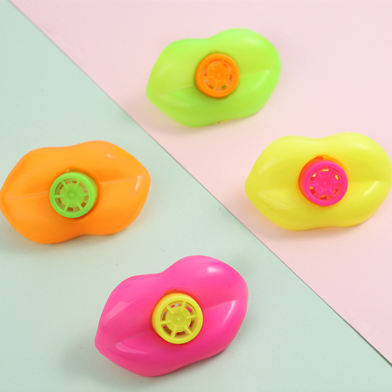 Plastic Lip Whistles for Kids Fun Birthday Party Noisemakers & Outdoor Toys