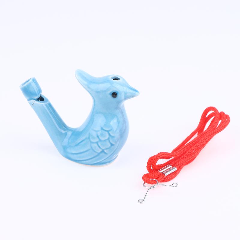 Bird Whistle Water Musical Ceramic Set Colorful Animal Shape Early Learning Bath Noise Maker For Ki 9