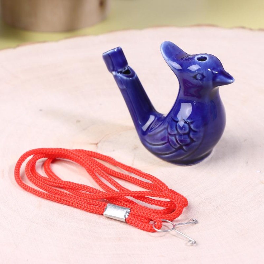 Bird Whistle Water Musical Ceramic Set Colorful Animal Shape Early Learning Bath Noise Maker For Ki 10