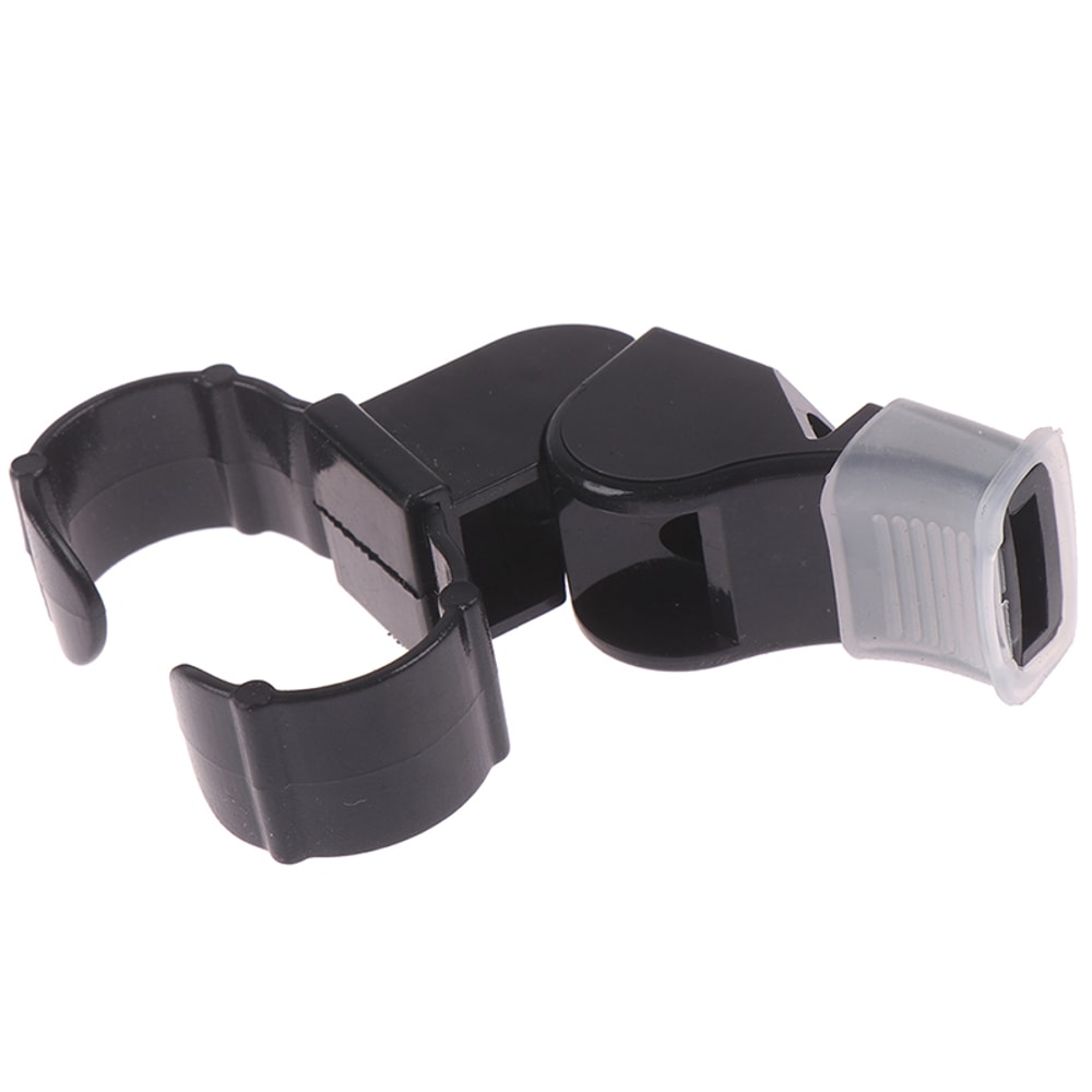 Pealess Finger Grip Whistle For Referees And Coaches Black Plastic Sports Whistle For Football And 4
