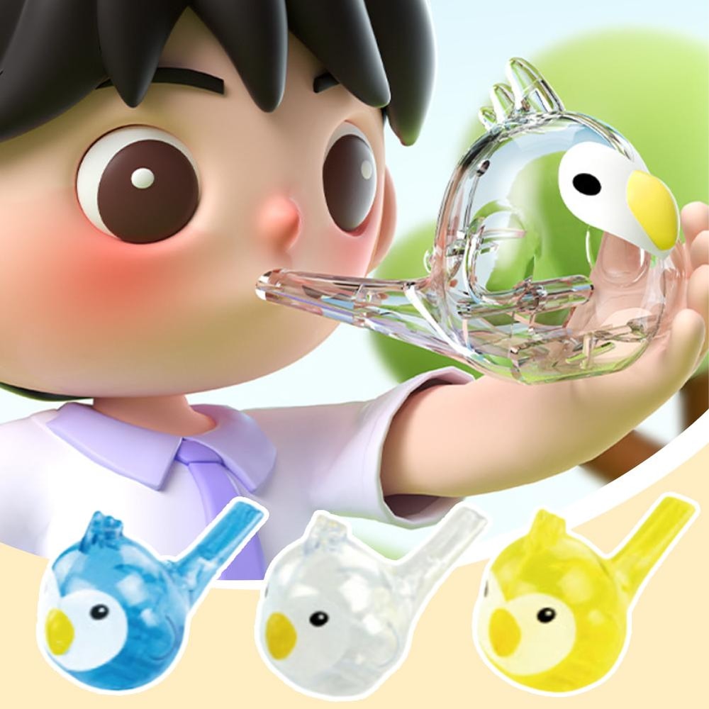 Colorful Bird Water Whistle Pipes Set of Fun Toy for Kids Perfect Birthday Gift & Party Accessory