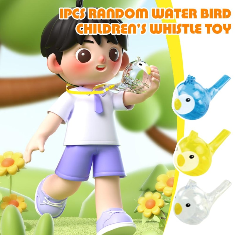 Colorful Bird Water Whistle Pipes Set of Fun Toy for Kids Perfect Birthday Gift & Party Accessory