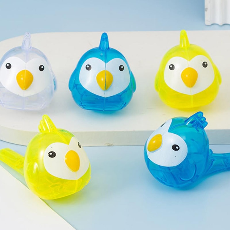Colorful Bird Water Whistle Pipes Set of Fun Toy for Kids Perfect Birthday Gift & Party Accessory