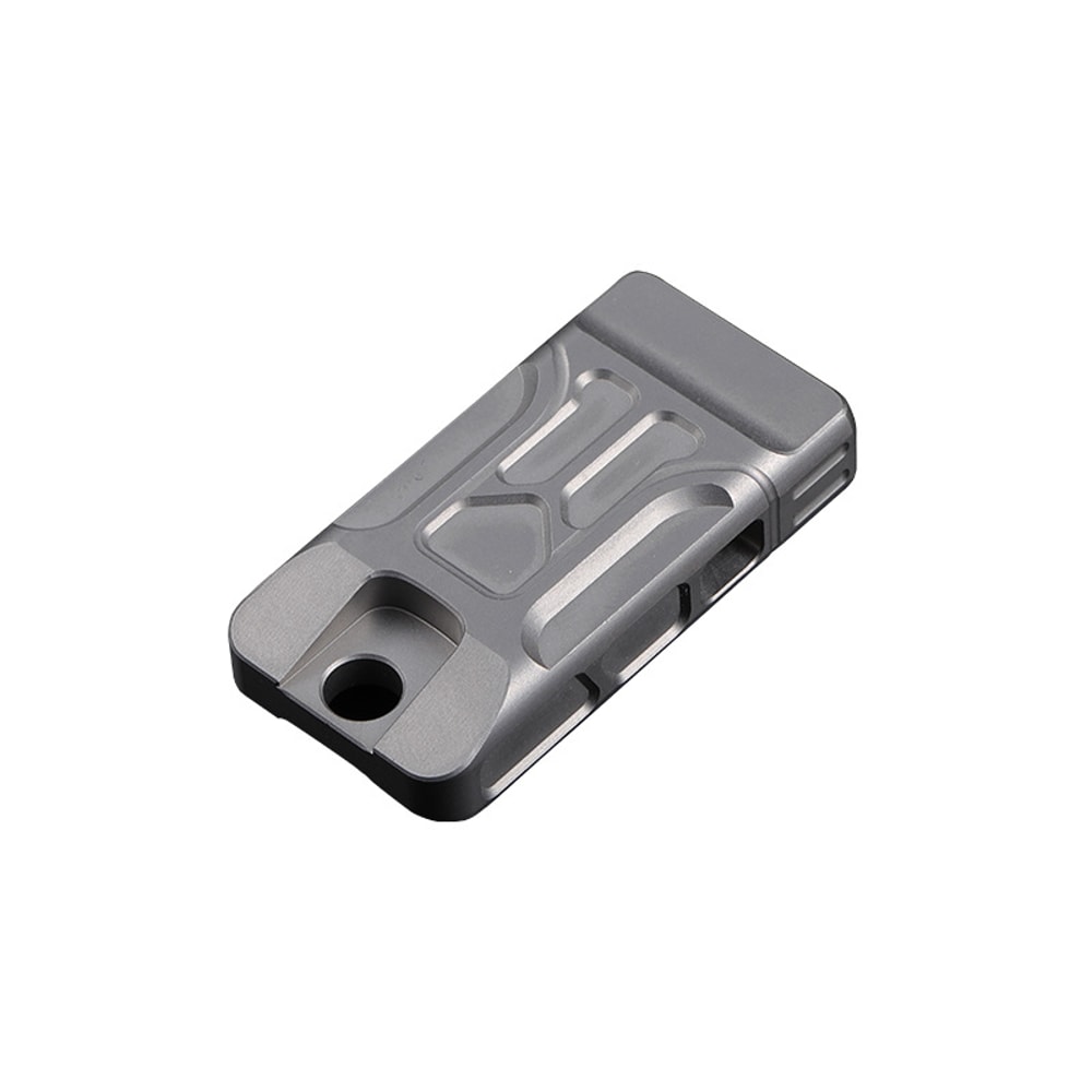 Titanium Alloy Emergency Whistle Keychain Loud Portable Survival Whistle Necklace For Outdoor Adven 0