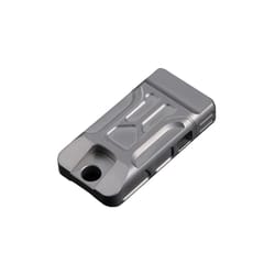 titanium alloy emergency whistle keychain loud, portable survival whistle necklace for outdoor adventures